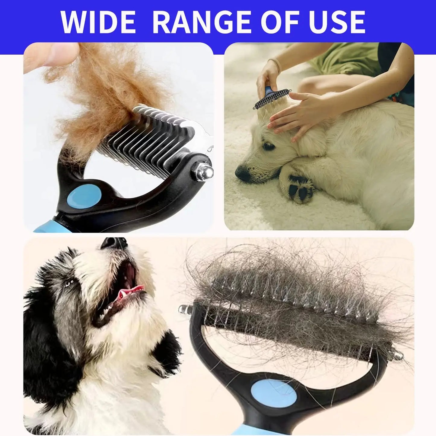 FurrFact Pet Comb - Pet Knot Comb