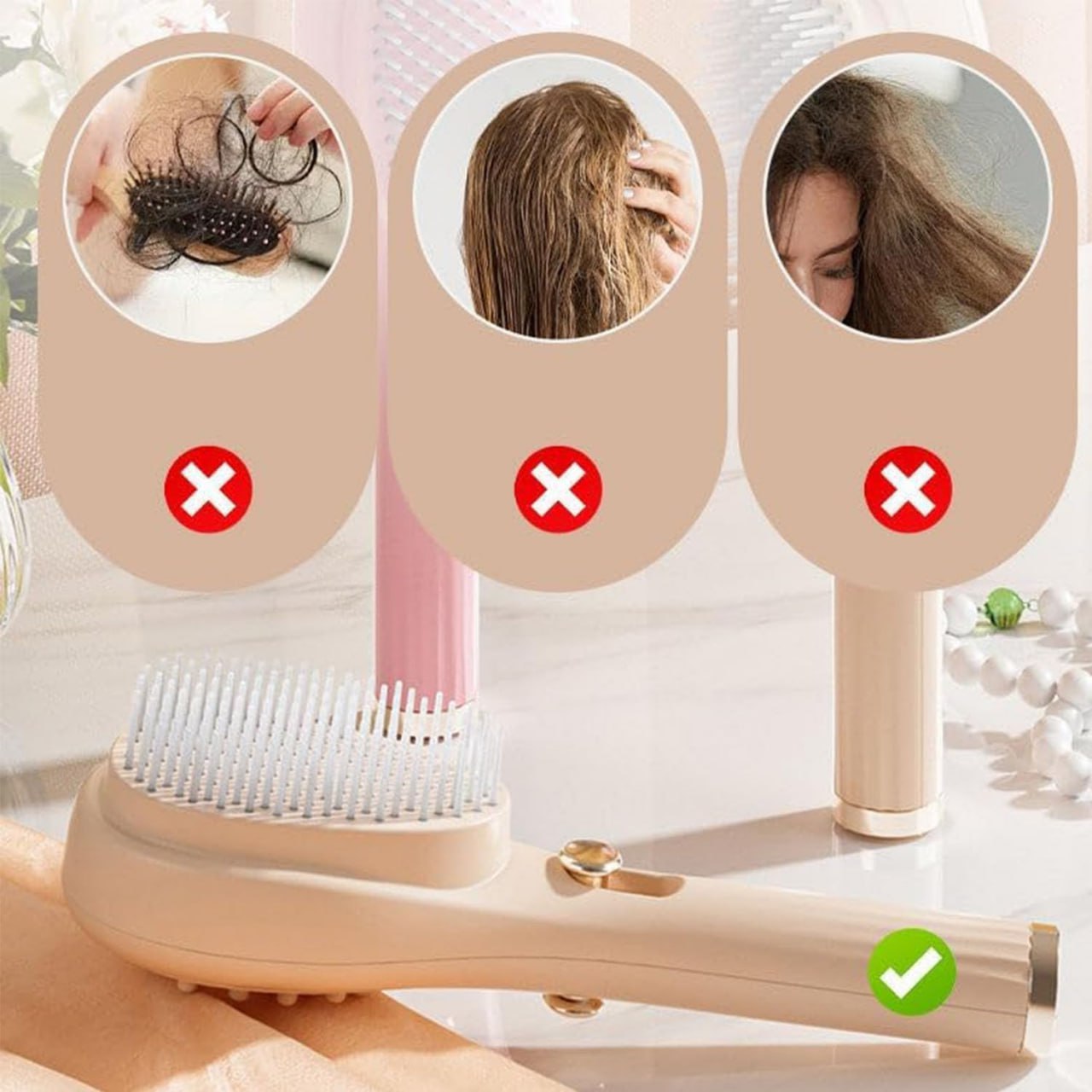 Retractable Hair brush