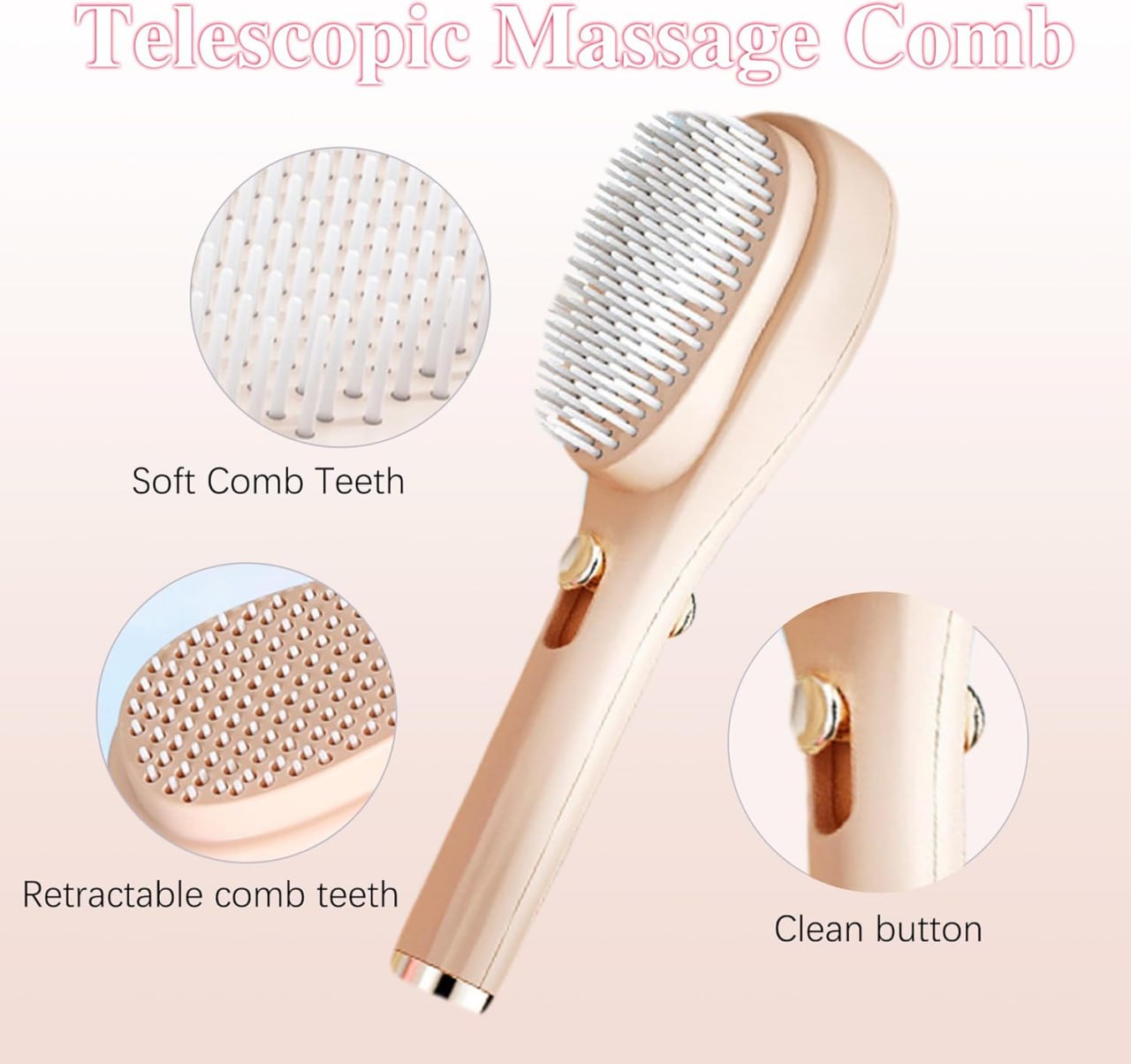 Retractable Hair brush