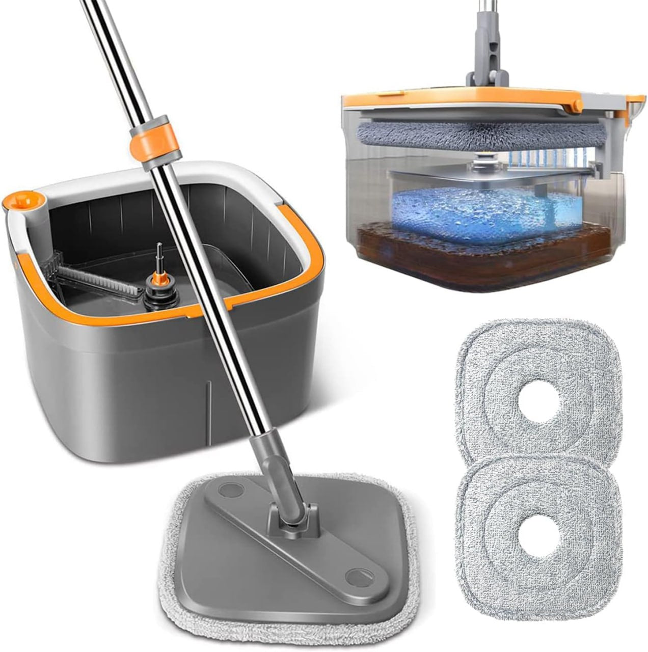Square Spin mop