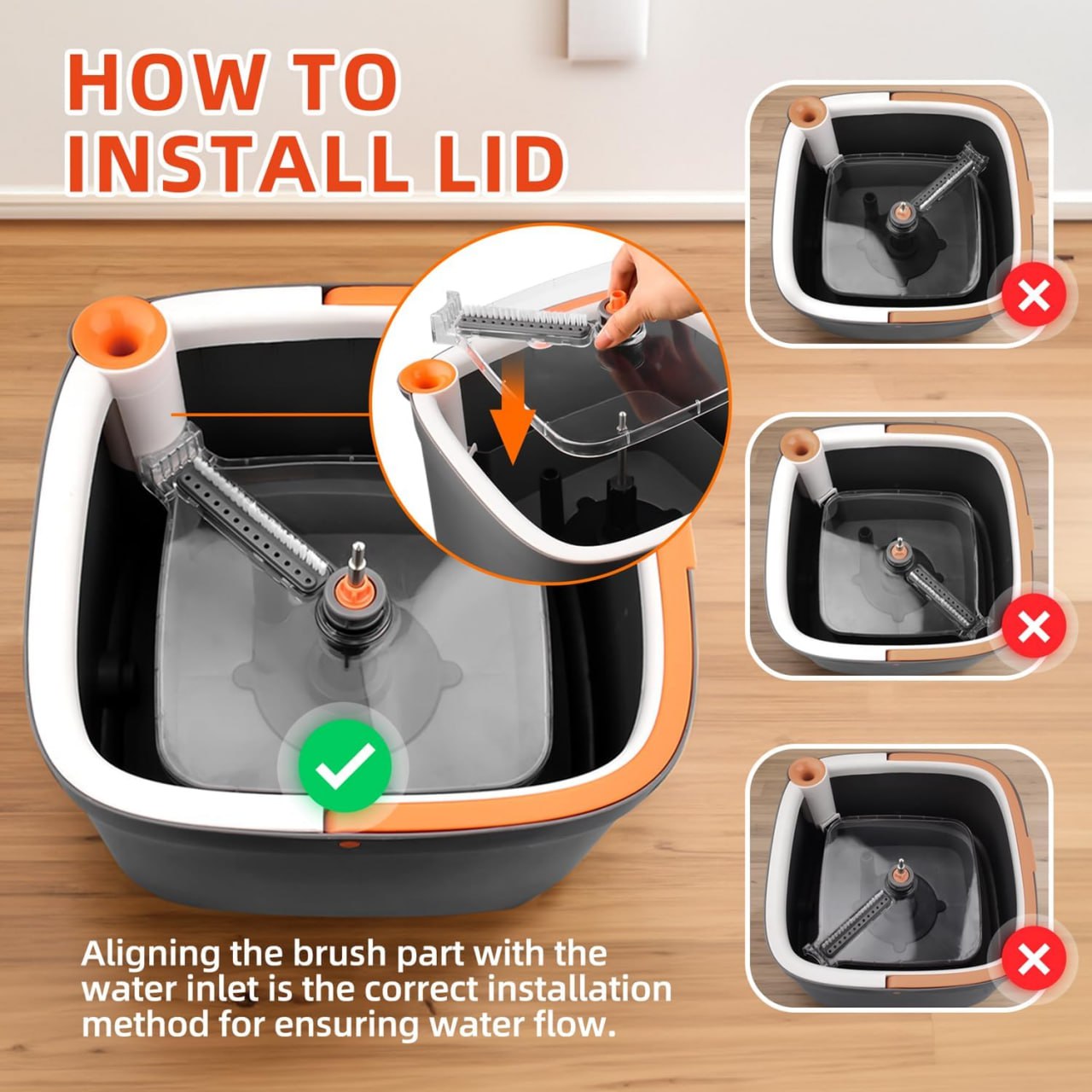 Square Spin mop