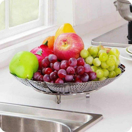Steel Adjustable Vegetable Steamer