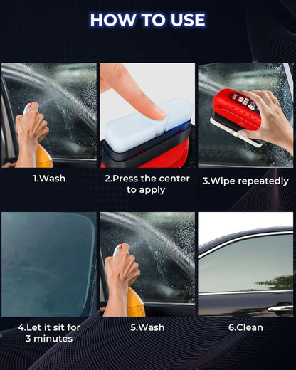 Car Glass oil cleaner
