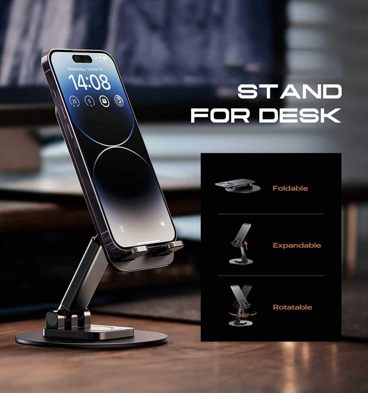 Foldable mobile stand